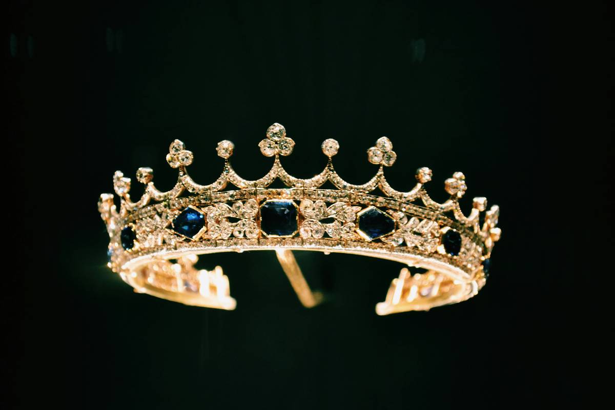 Side profile showing parade tiara styles complementing different face shapes and hairstyles